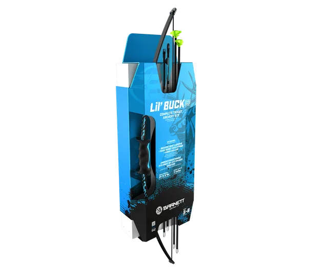Barnett Lil Buck Recurve Jugendbogen Set blau 12 lbs