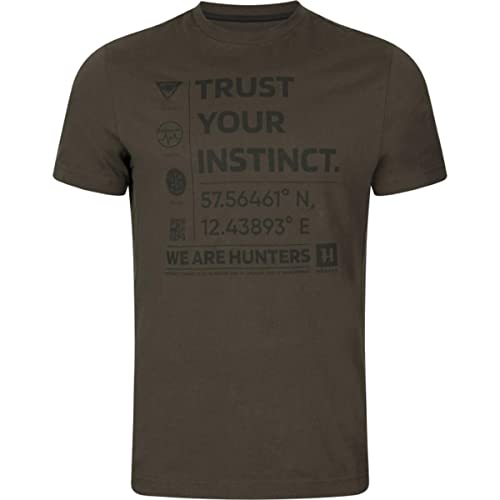 Härkila Instinct S/S T-Shirt Shadow Brown Kurzarm