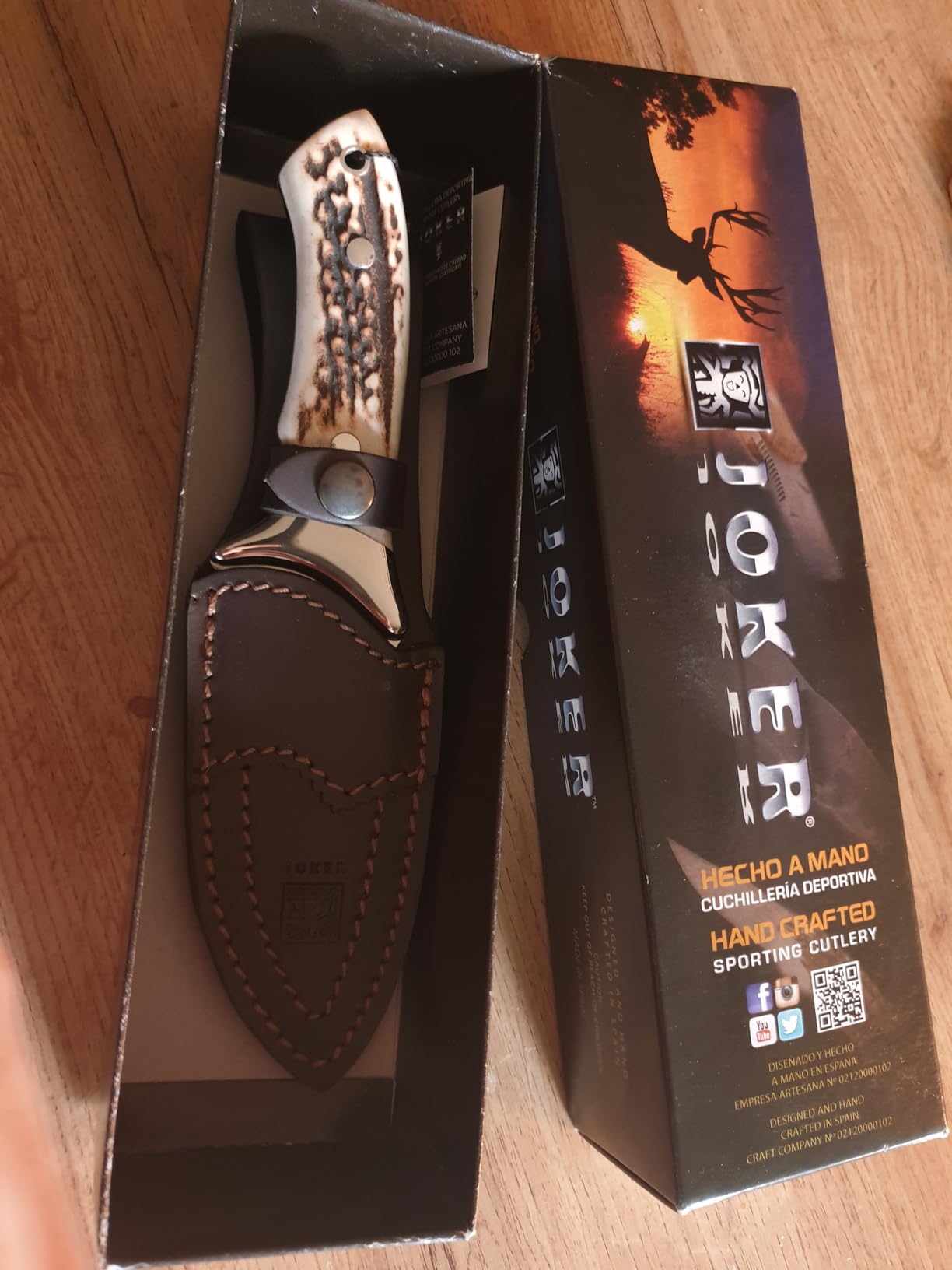 Joker Venado CC06 Jagdmesser Hirschhorn 11 cm