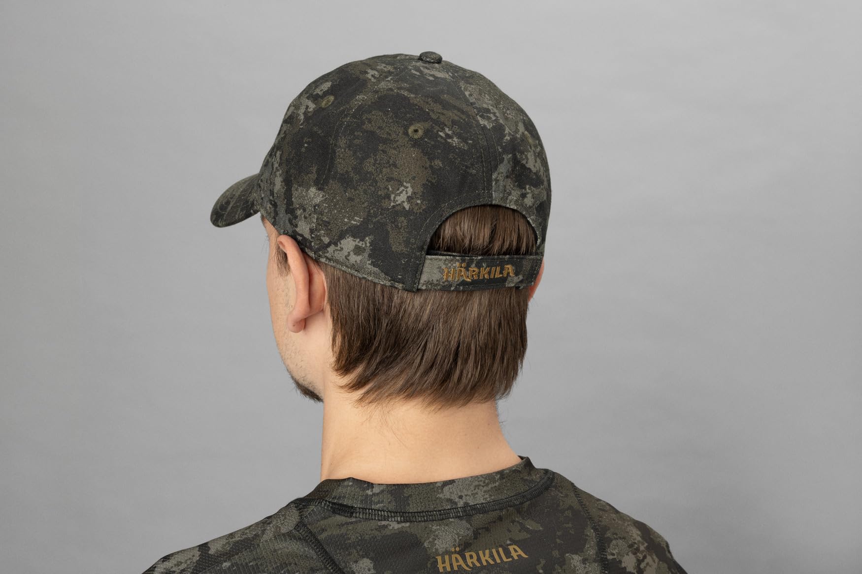 Härkila Modi Camo Cap Axis MSP Black Jagdkappe tarn