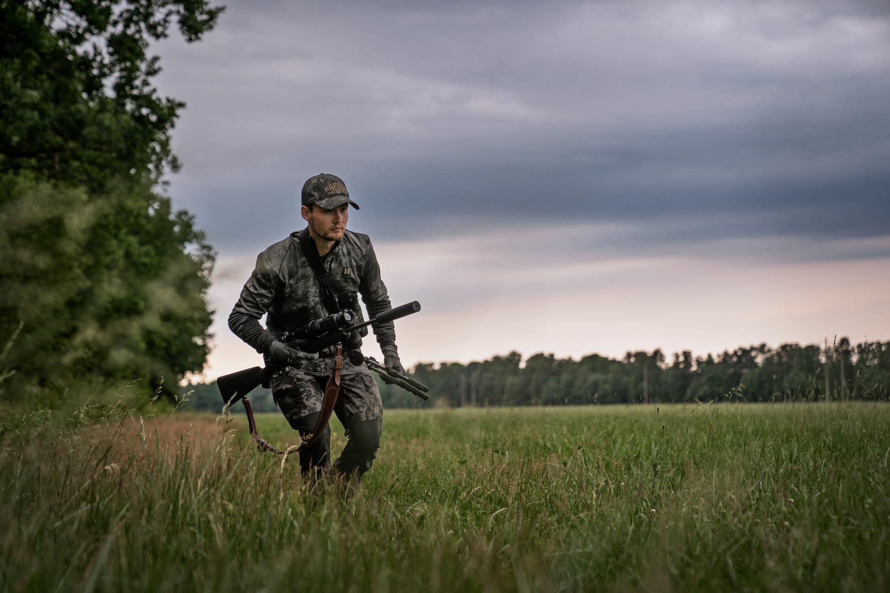 Härkila Noctyx Camo Fleecejacke AXIS MSP Black Stretch
