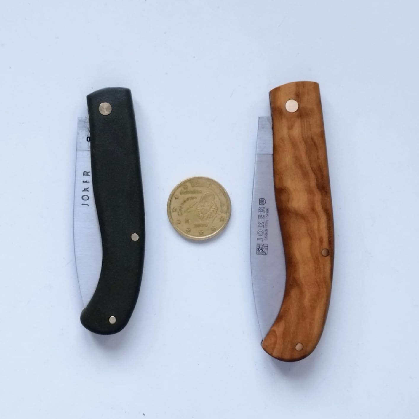 Joker NO75 Taschenmesser Olivenholz Carbon 8 cm