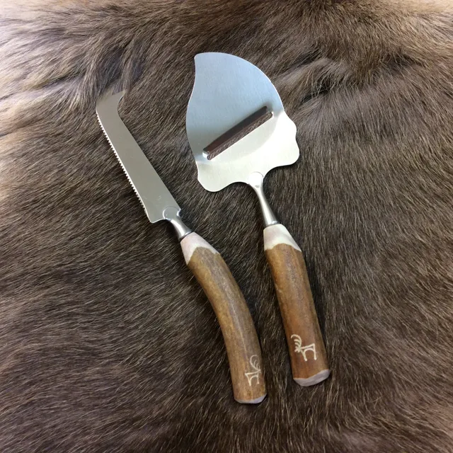 Wood Jewel 42X Liekki Käsehobel-Set Rentiergeweih