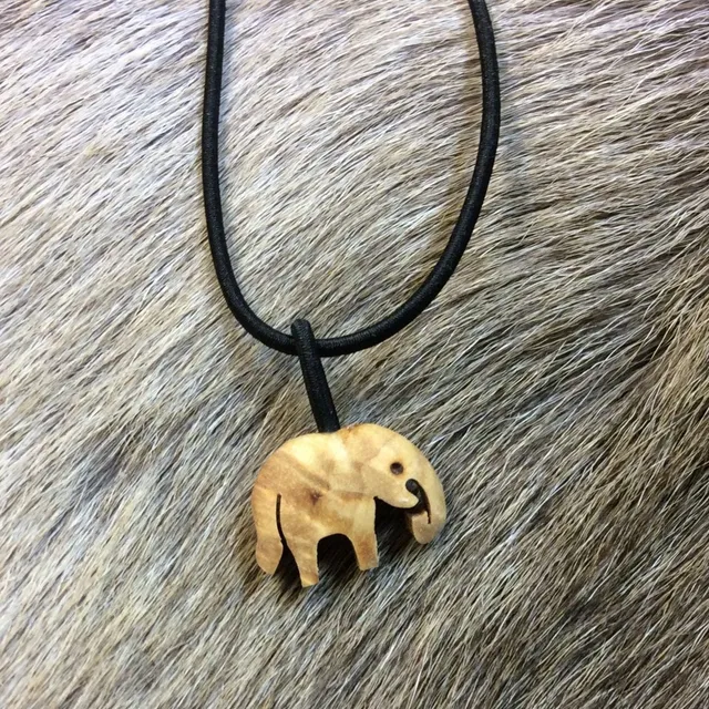Wood Jewel 33-157 Norsu Elefant Gummibandkette