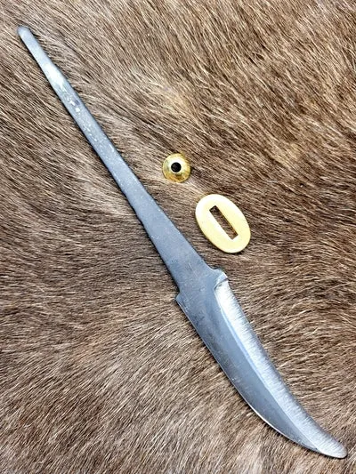 Wood Jewel Klingenrohling Kohlenstoffstahl 77 mm