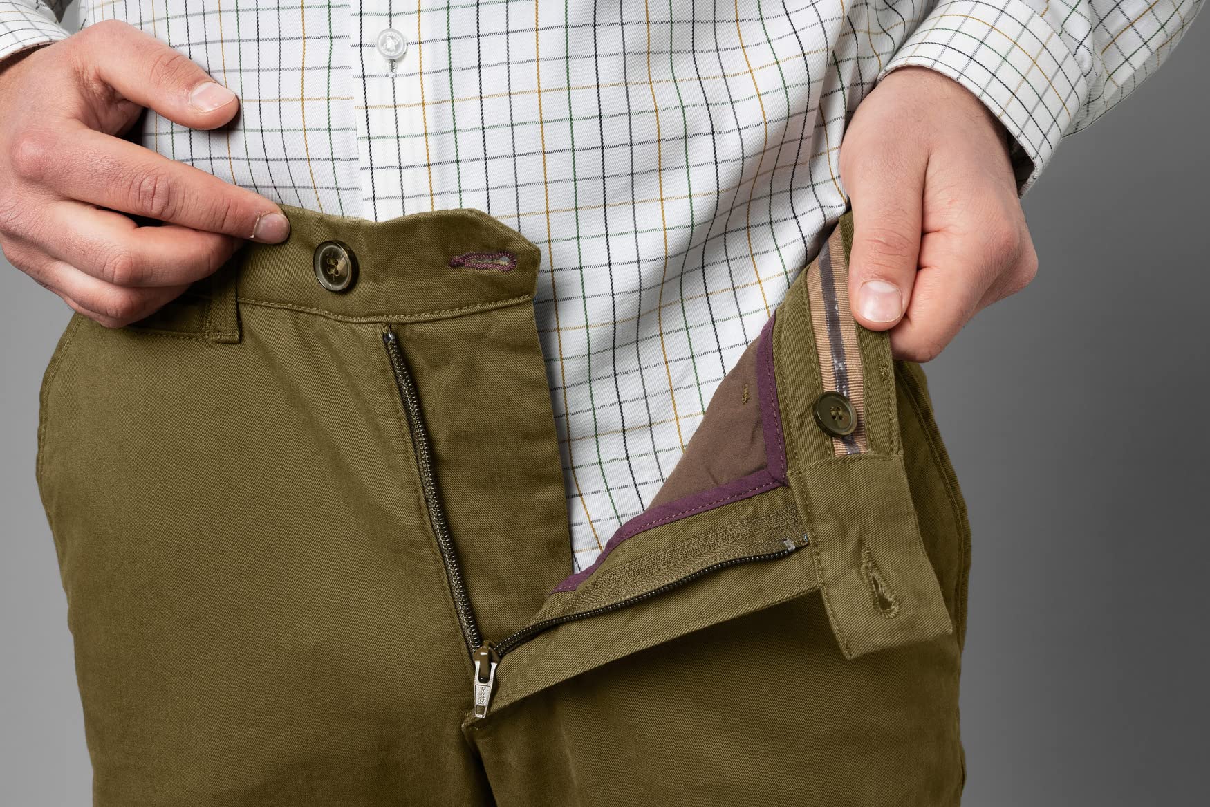 Härkila Norberg Hose Jagdhose Beech Green geräuscharm