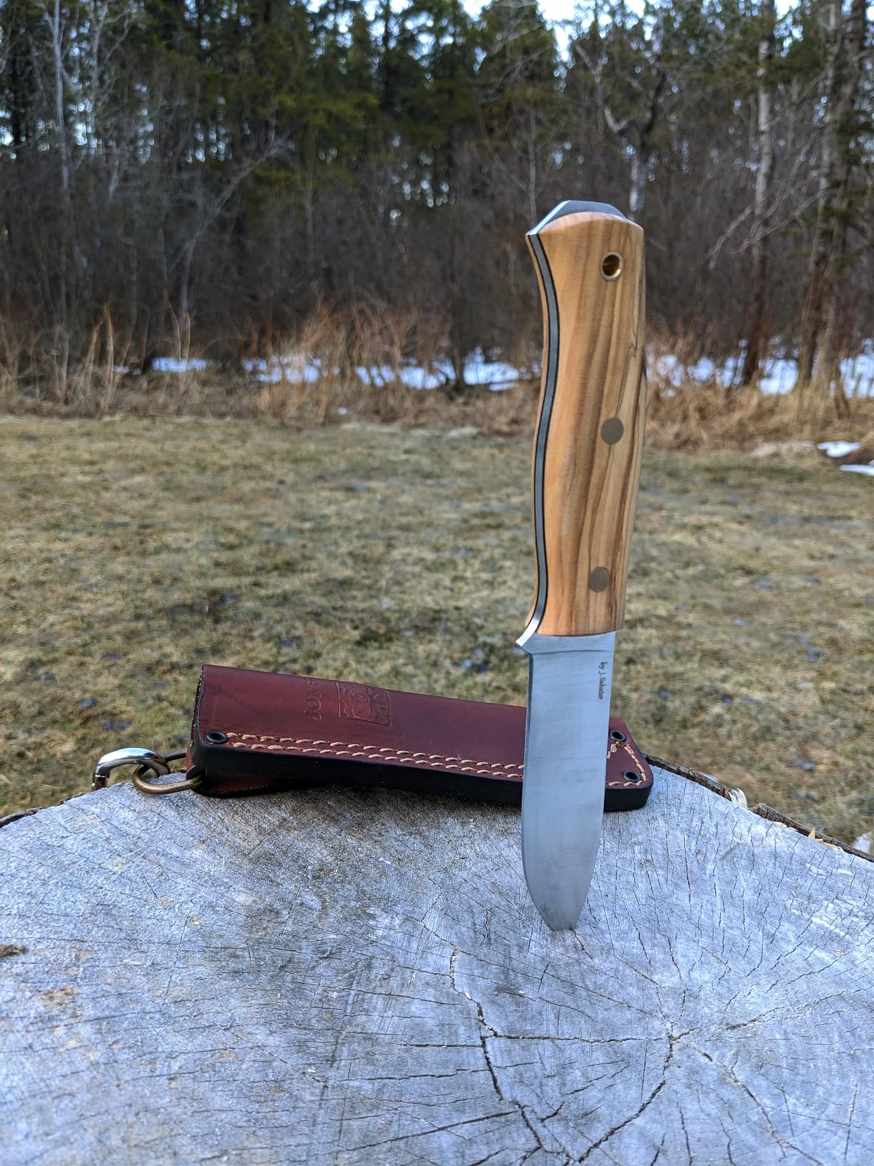 Joker Ember F CO123 Sportmesser Olivenholz 10,5 cm
