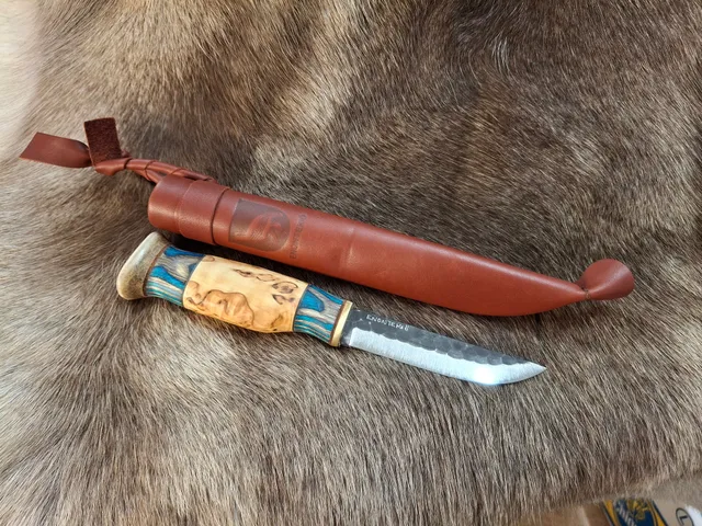 Wood Jewel Enontekiö Puukko Messer 9,5 cm Geschenkbox