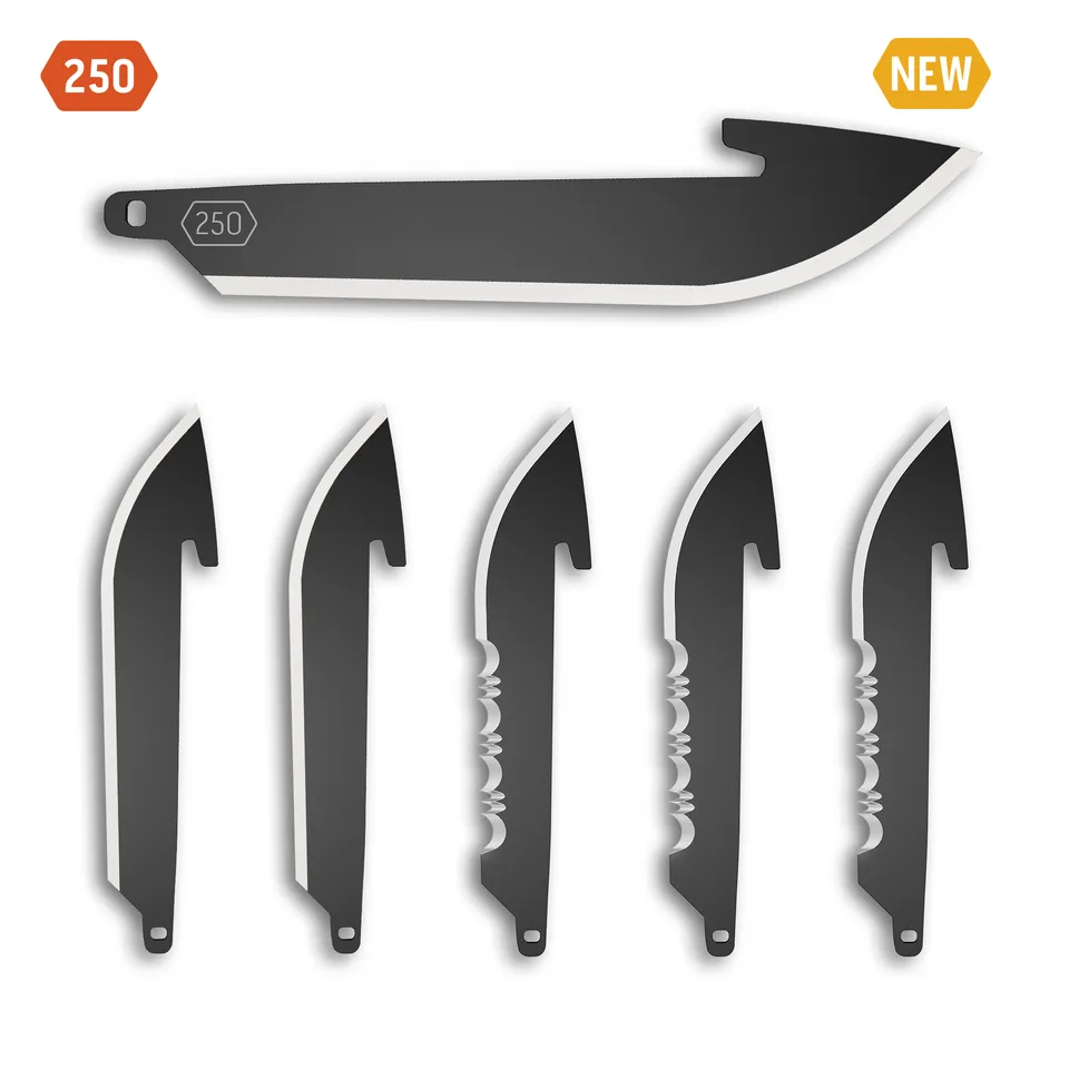 Outdoor Edge 250 Ersatzklingen 2.5 Zoll 6er Pack Combo
