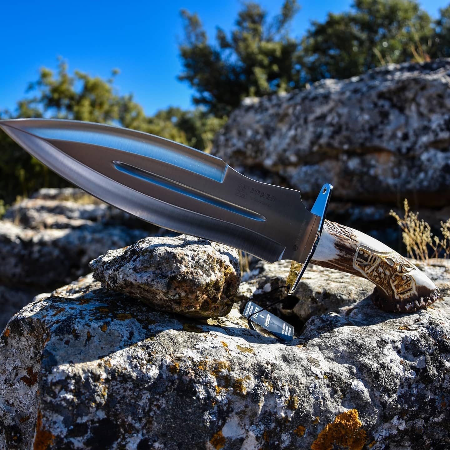 Joker Verraco CT42 Jagdmesser Hirschhorn 26 cm