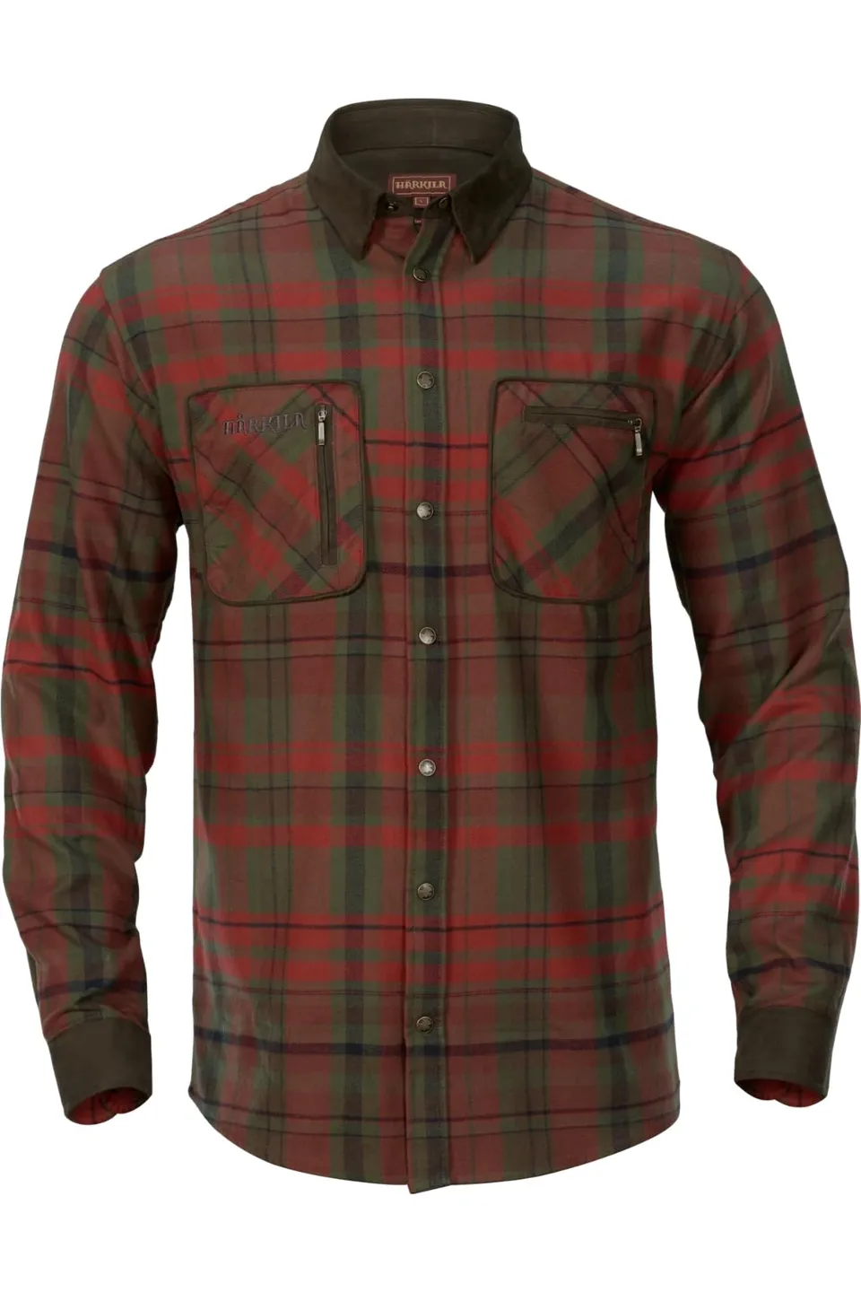 Härkila Pajala Hemd Red Autumn Check XXL Flanell