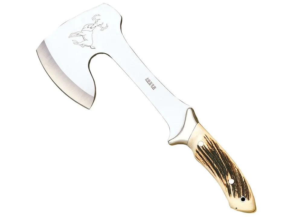 Joker Cazador HC00 Jagdaxt Hirschhorn 21 cm Lederscheide