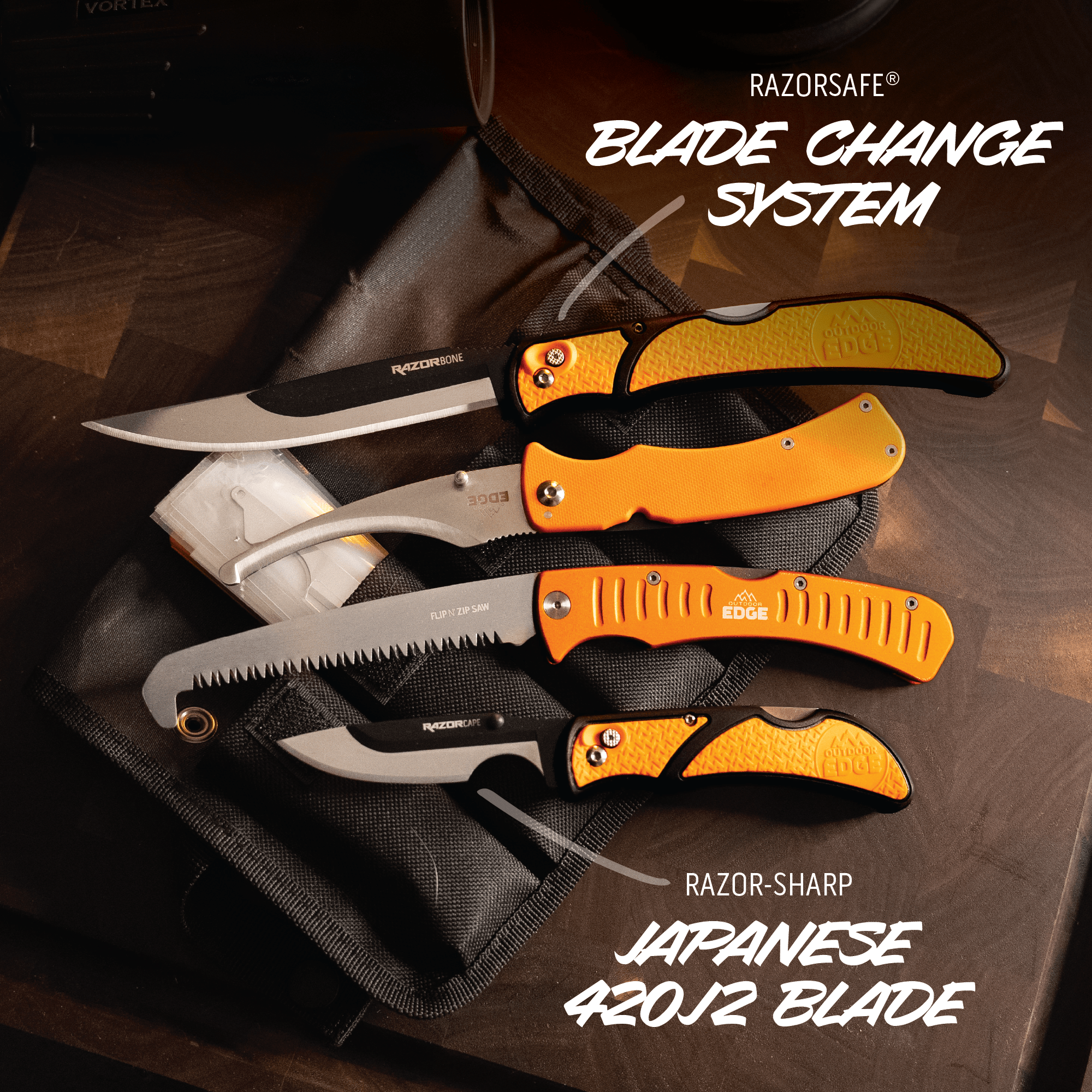 Outdoor Edge RazorGuide Pak Pro Aufbrechset 12 Klingen
