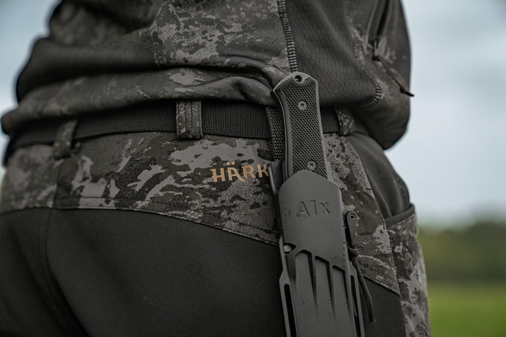 Härkila Noctyx Camo Silent Hose Axis MSP Black Fleece