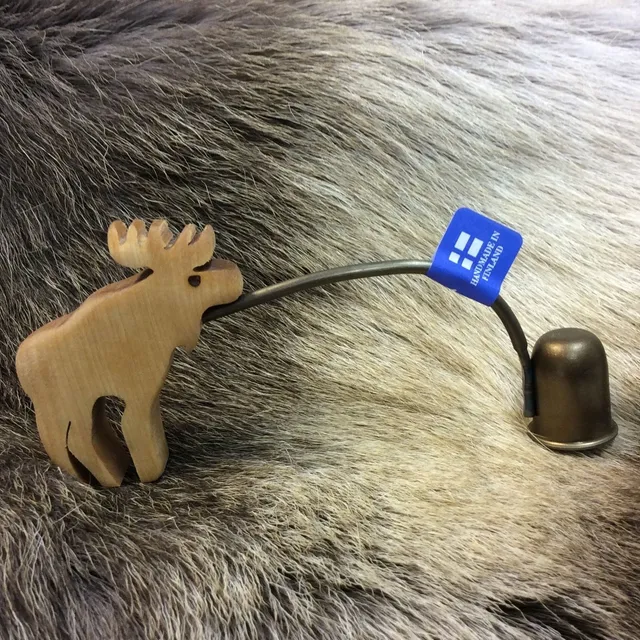 Wood Jewel Moose Kerzenlöscher Birke Elch