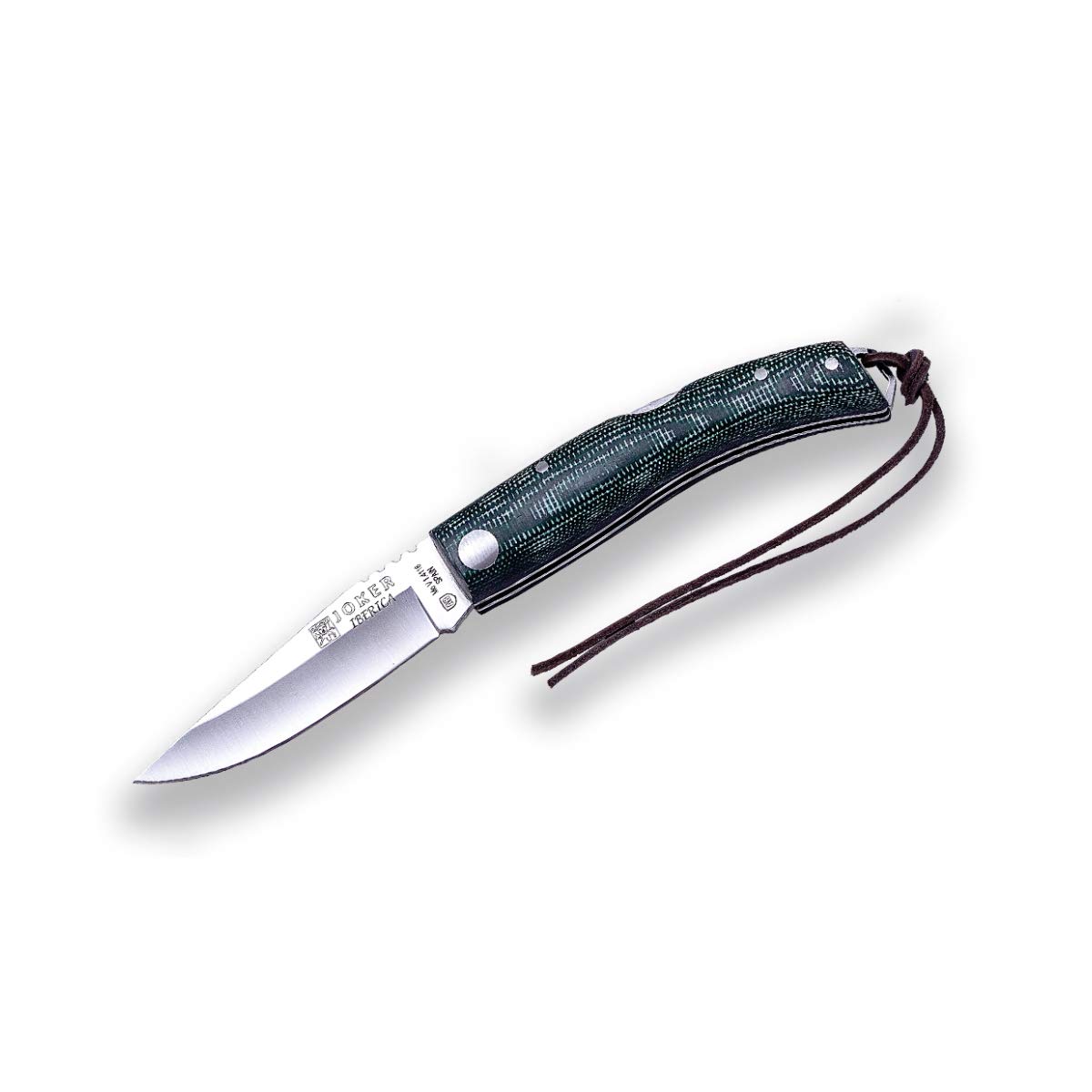 Joker Ibérica NV138 Klappmesser 7,5 cm Micarta grün