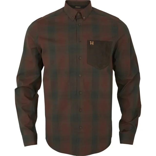 Härkila Akkan Shirt Jagdhemd Karo Herren Stretch