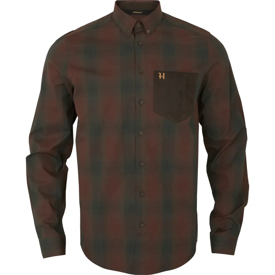 Härkila Akkan Shirt Jagdhemd Karo Herren Stretch