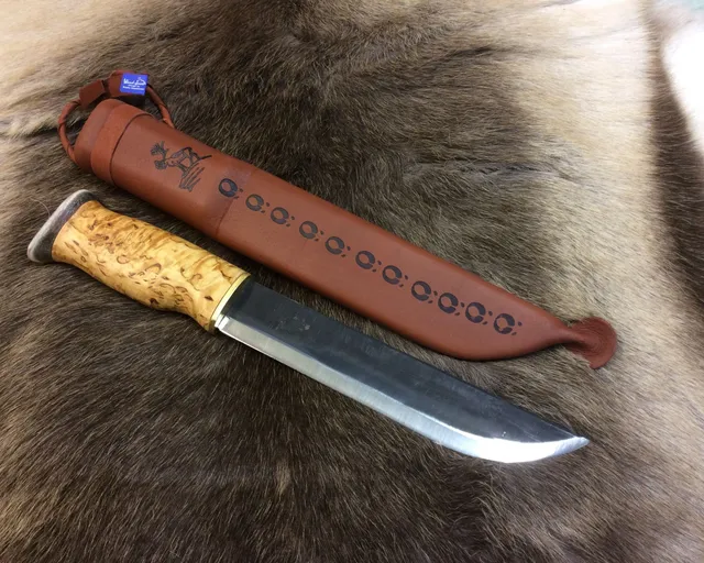 Wood Jewel 23LE Leuku Messer 21 cm Carbonstahl