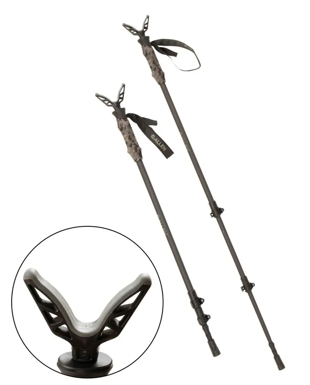 Allen Axial Zielstock Carbon Einbein Schwarz verstellbar