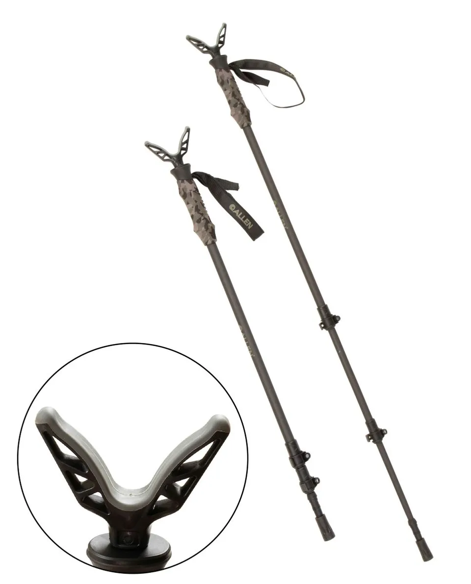 Allen Axial Zielstock Carbon Einbein Schwarz verstellbar