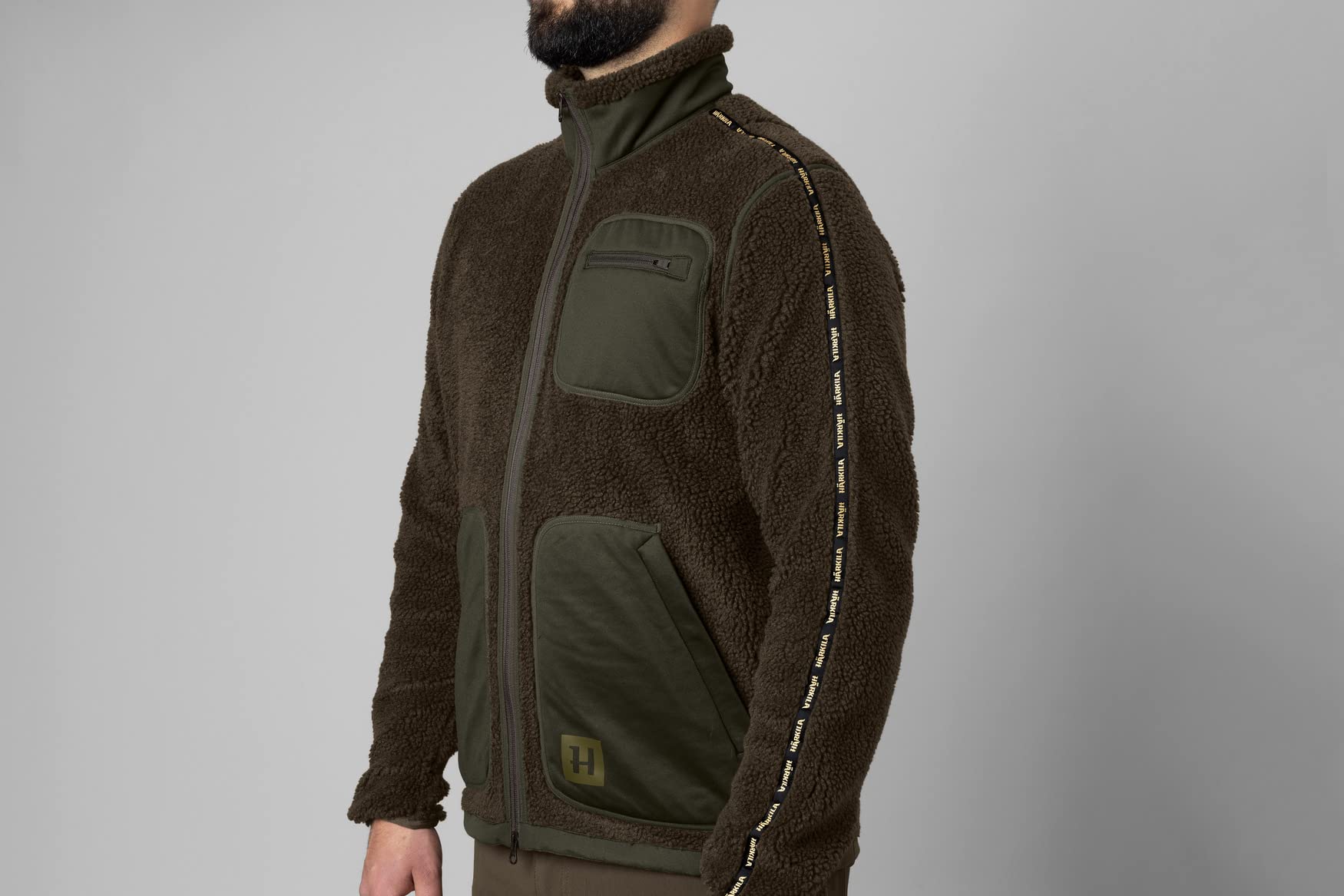 Härkila Rurik Teddy Fleecepullover S lautlos
