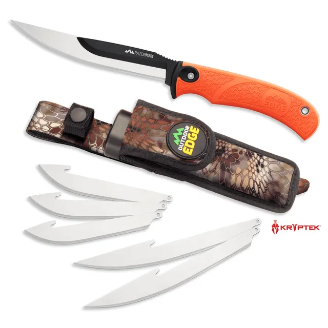 Outdoor Edge RazorMax Jagdmesser Orange Wechselklinge