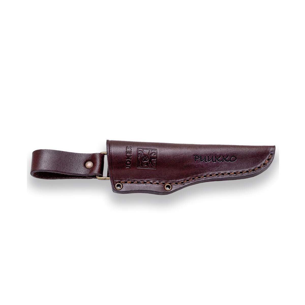 Joker Sami CL128 Jagdmesser Maserbirke Lederscheide