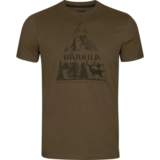 Härkila Nature S/S T-Shirt Baumwollshirt pflegeleicht