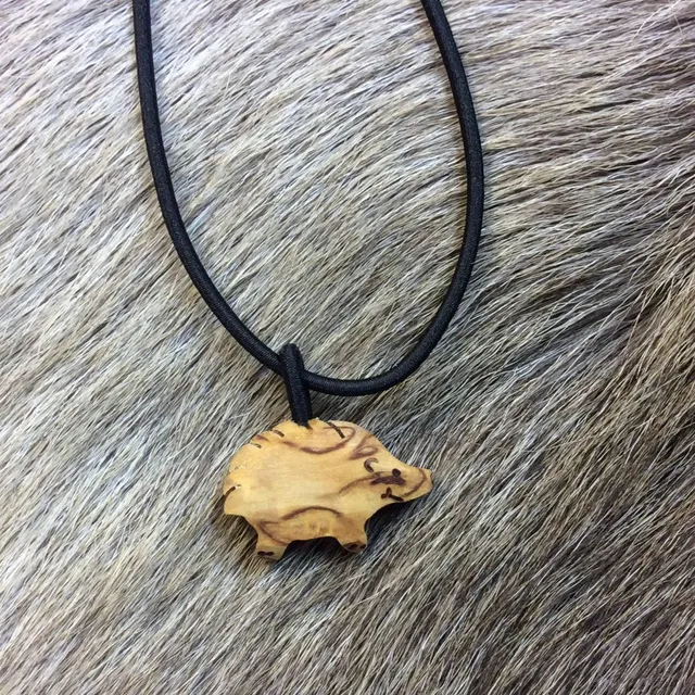 Wood Jewel Igel Gummikette Birke Schwarz