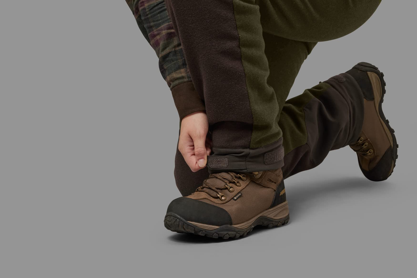 Härkila Metso Winterhose Damen Gr.40 Grün Braun Wolle