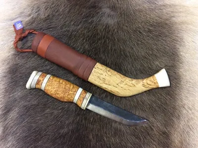 Wood Jewel 23TMR Puukko Schnitzmesser 12 cm Horn