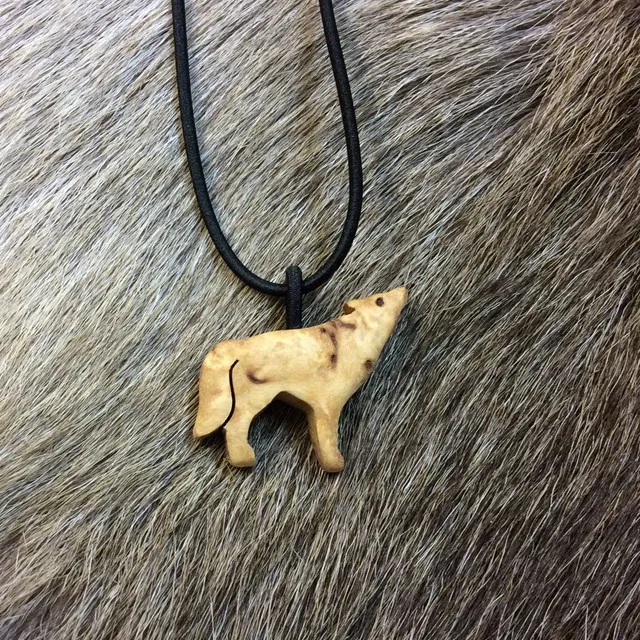 Wood Jewel 33-111 Bandkette Wolf Maserbirke