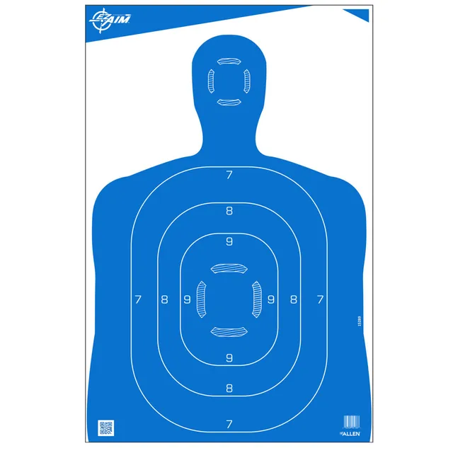 Allen Silhouette Targets Papier-Zielscheiben 100er-Pack