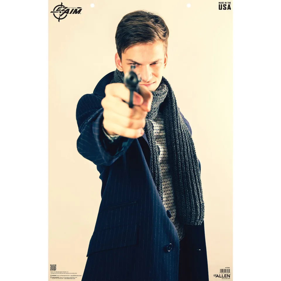 Allen EZ Aim Male Threat Zielscheibe 50er Pack 58x89cm