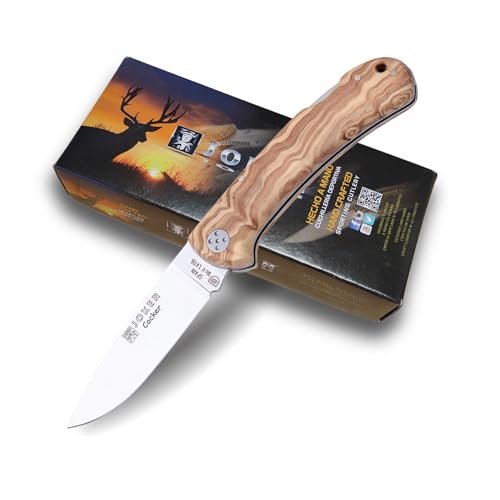 Joker Cocker NO134 Klappmesser 9 cm Olivenholz