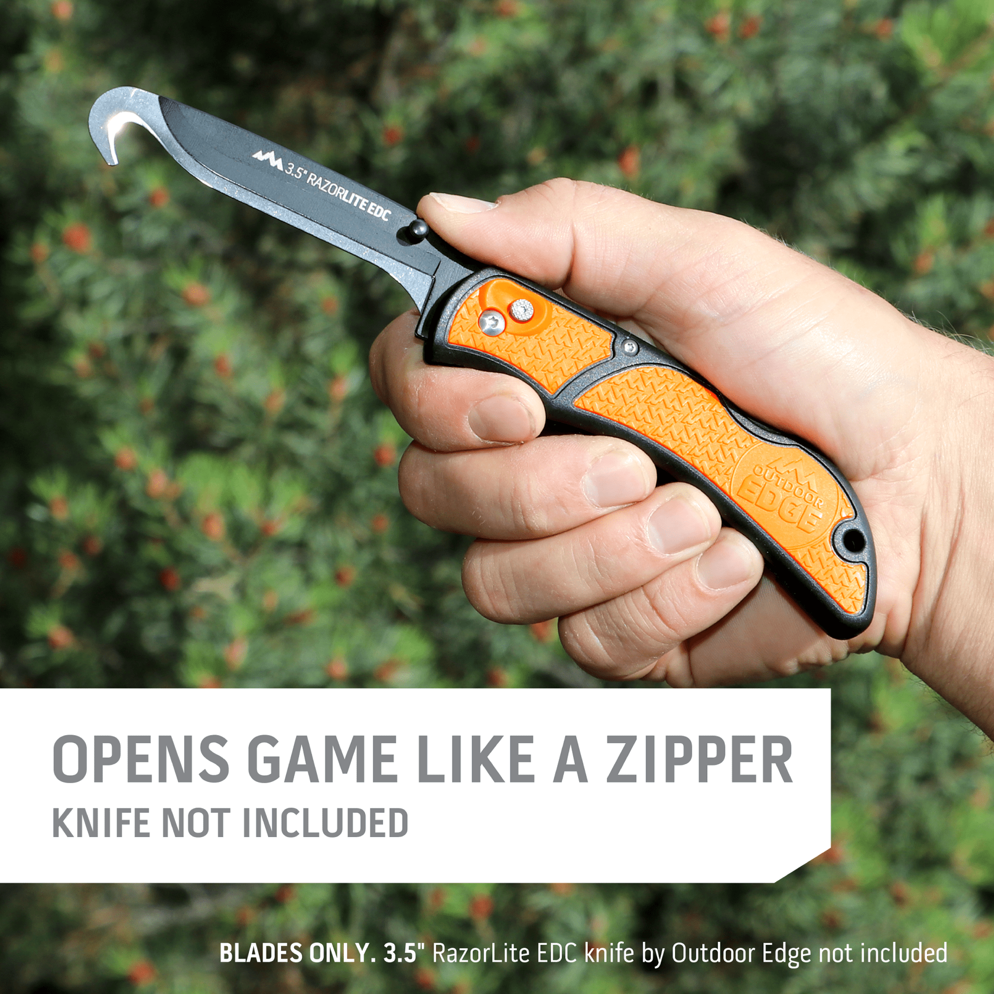 Outdoor Edge RazorSafe 3,5 Aufbrechklingen Ersatzklingen 4er