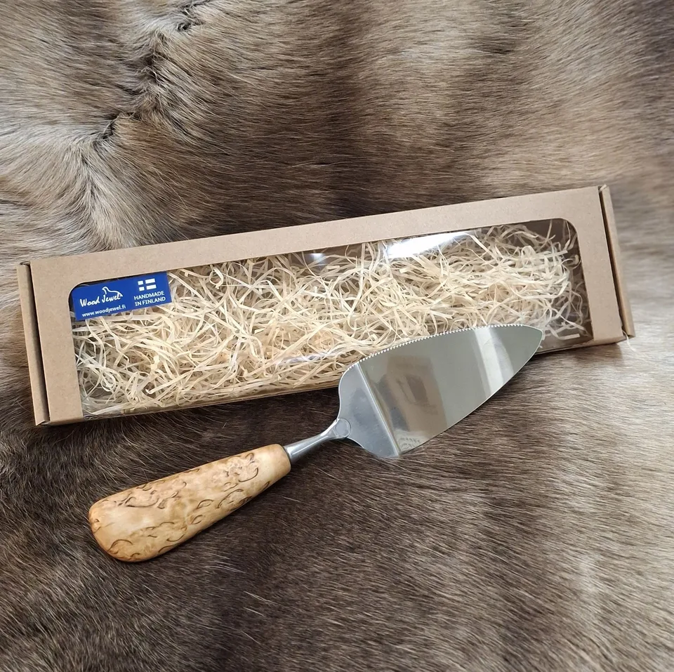 Wood Jewel Tortenheber Pizzaschaufel Maserbirke