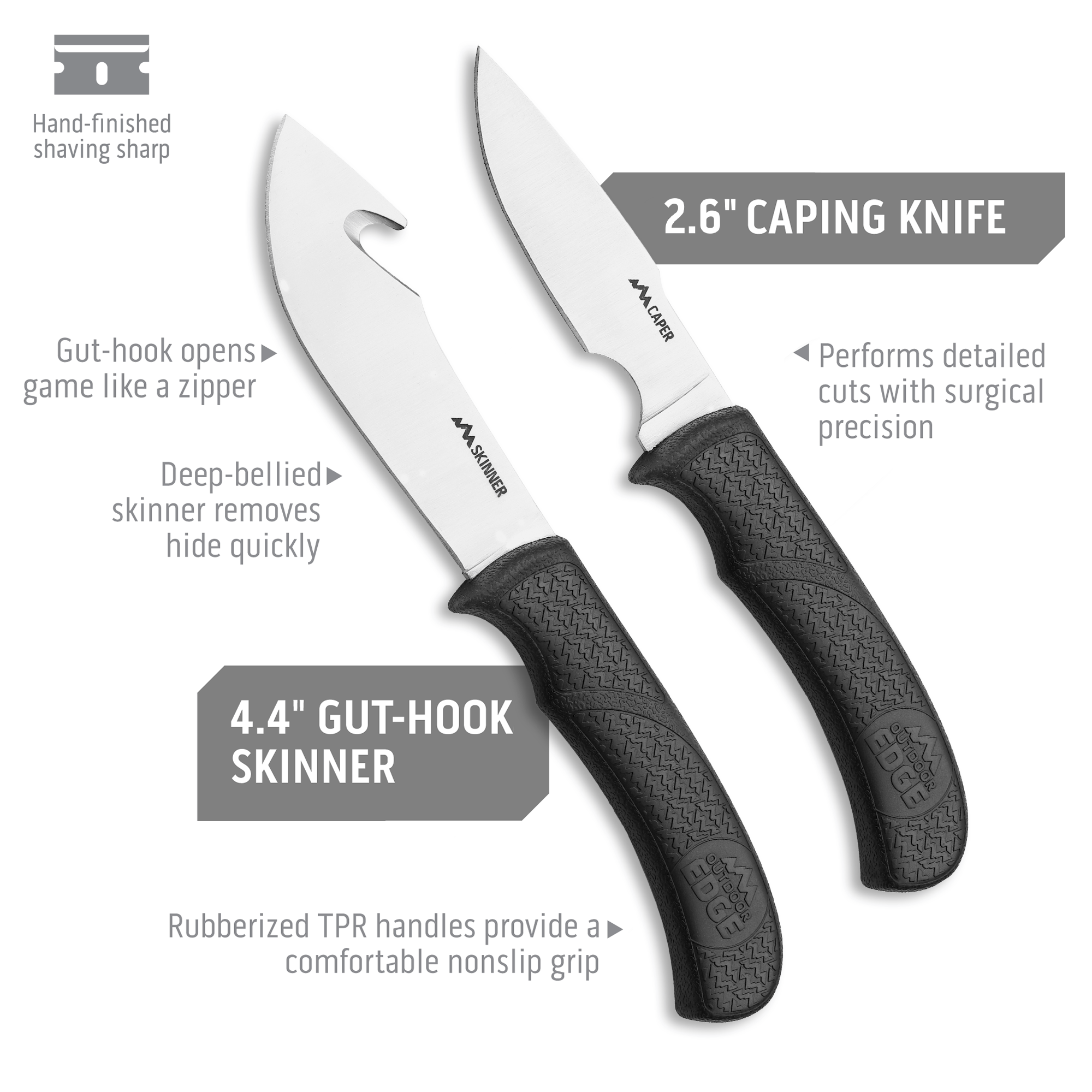 Outdoor Edge ButcherLite Aufbrechset 8-teilig mit Knochensäge