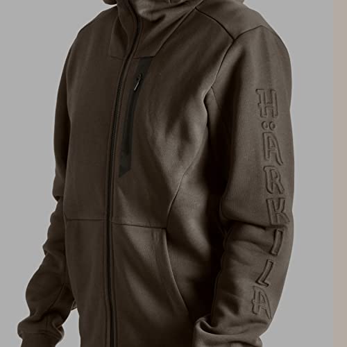 Härkila Hoodie Zip-Hoodie Grau Stretch eng