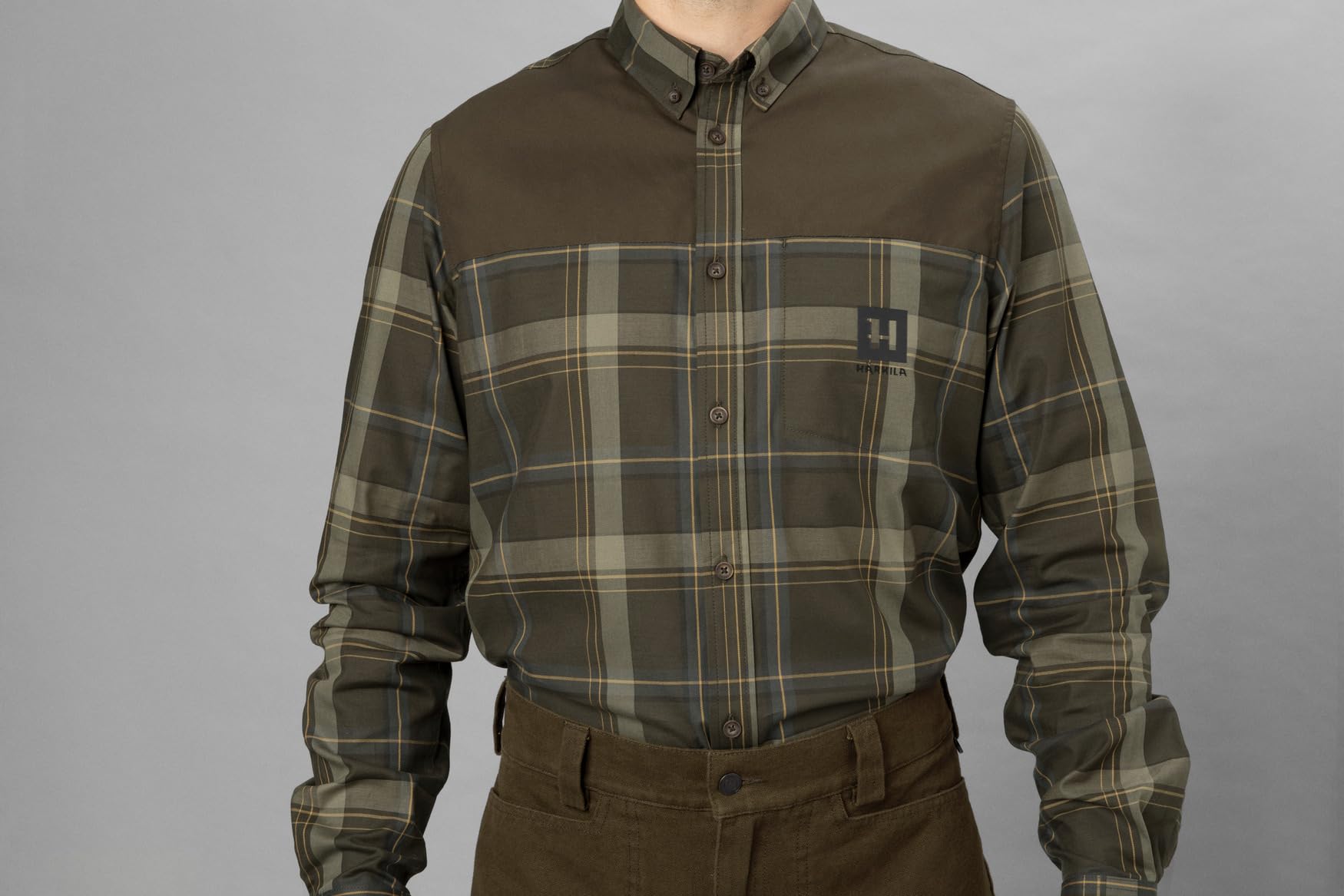 Härkila Anker Langarm Hemd Stretch Modern Fit