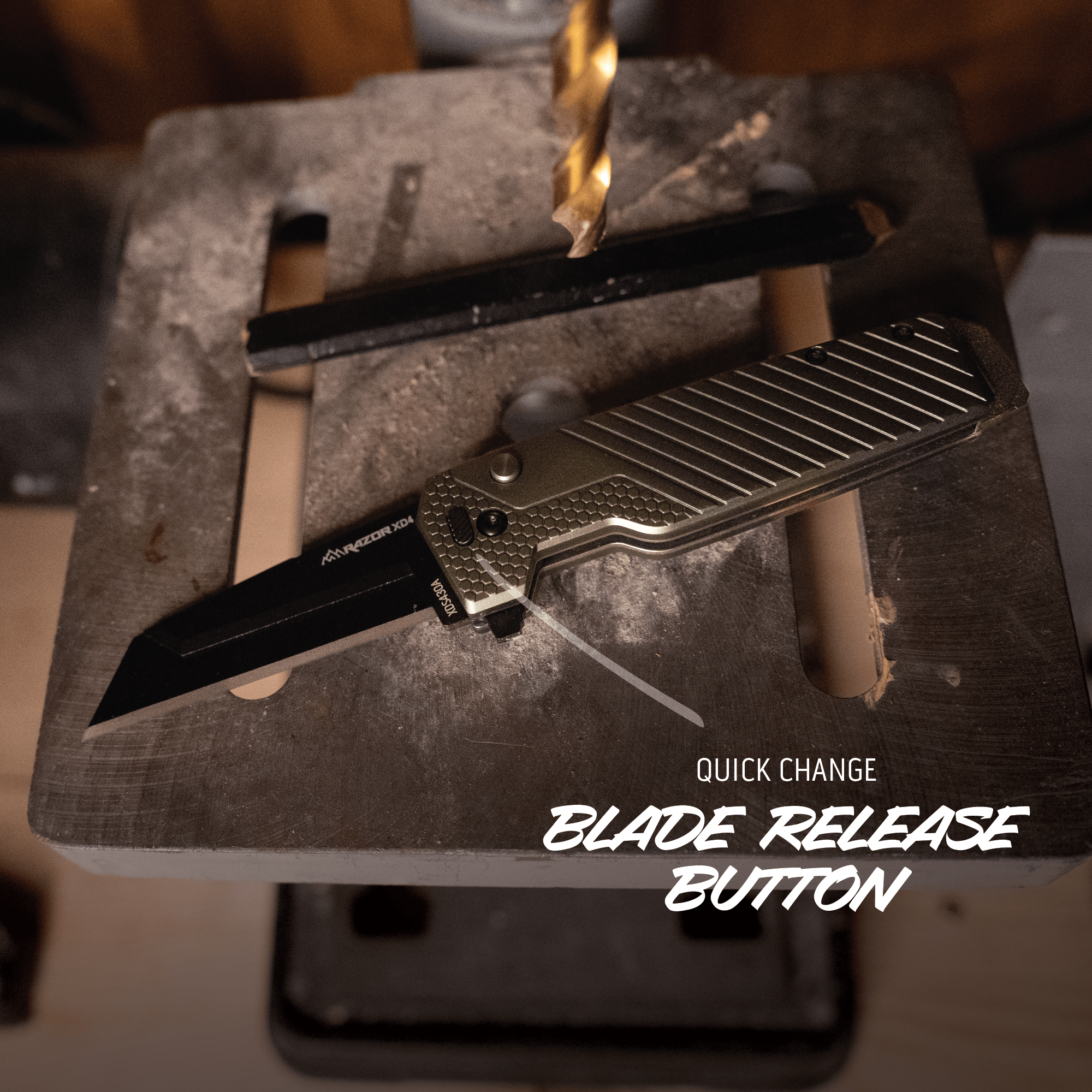 Outdoor Edge Razor XD4 Klappmesser mit 5 Klingen grün
