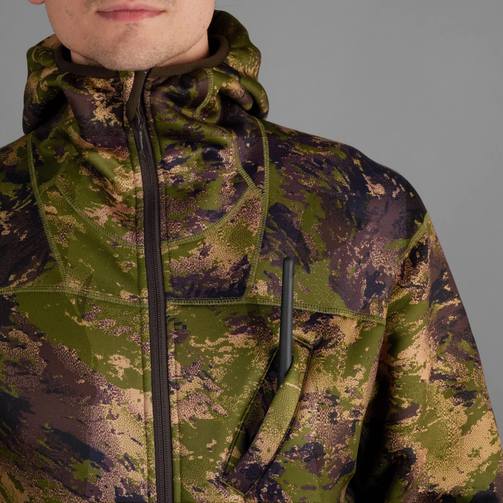 Härkila Deer Stalker Camo Fleece-Hoodie Gr. M