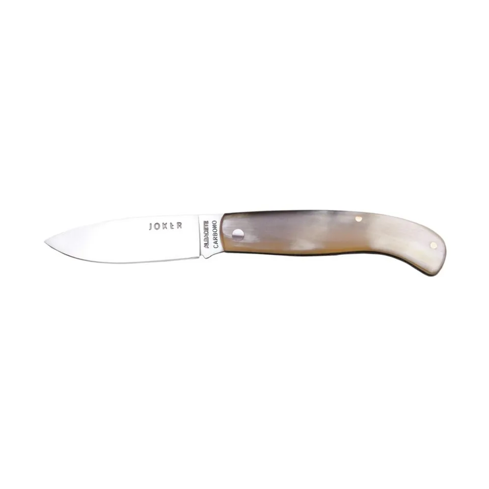 Joker NA74 Taschenmesser Bullenhorn Carbon 7 cm klappbar