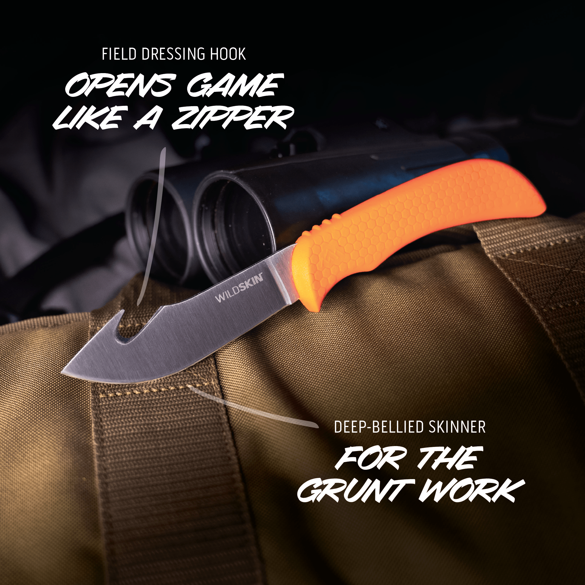 Outdoor Edge WildGuide Jagdmesser-Set 3-teilig mit Säge