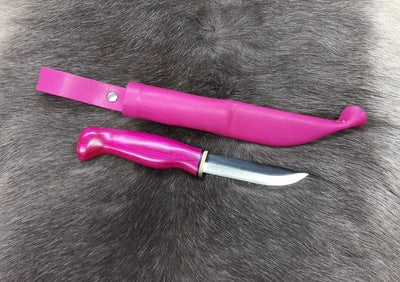 Wood Jewel Väripuukko Messer 8,5 cm Schwarz Holzgriff