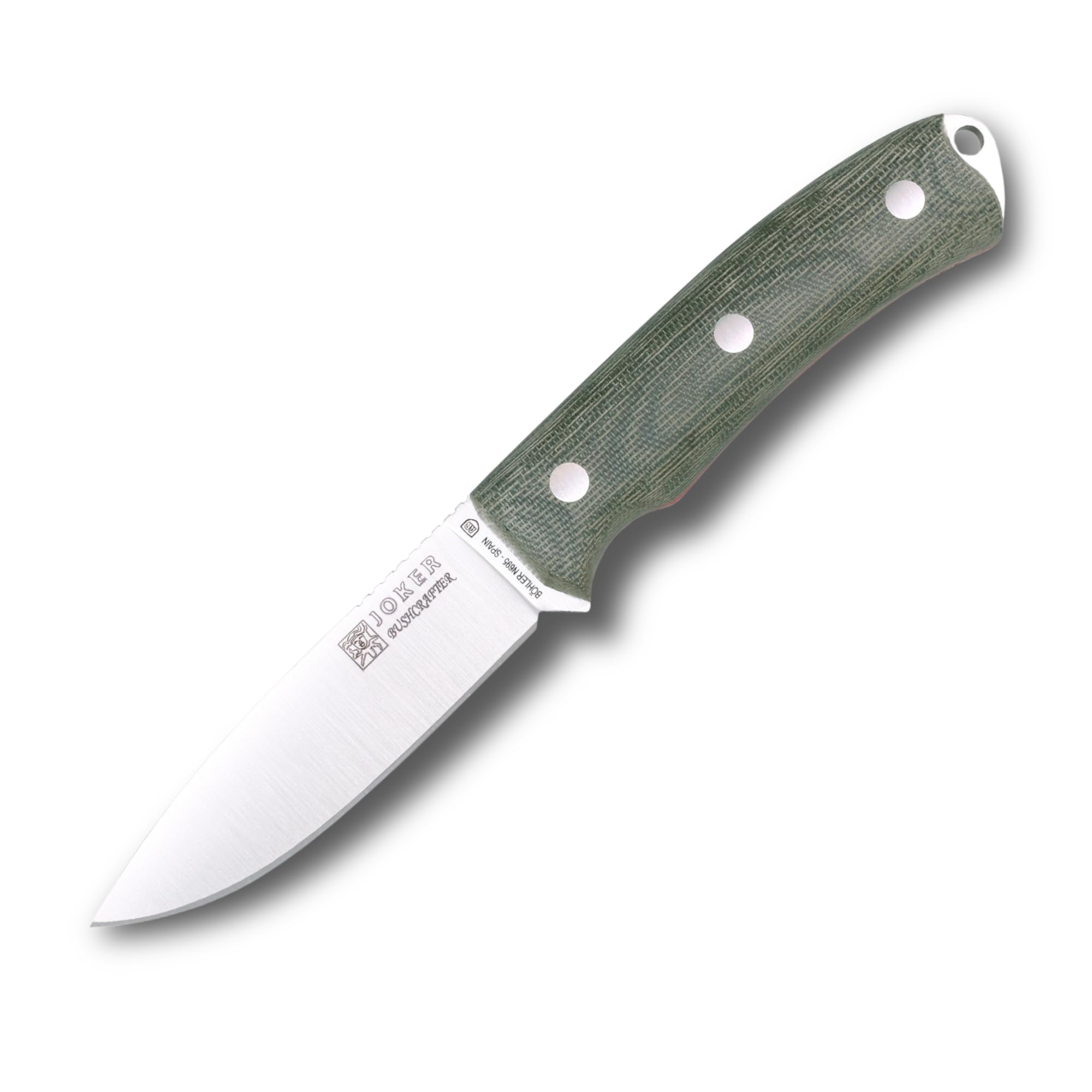 Joker Bushcrafter CV120 Bushcraftmesser Micarta 10,5cm