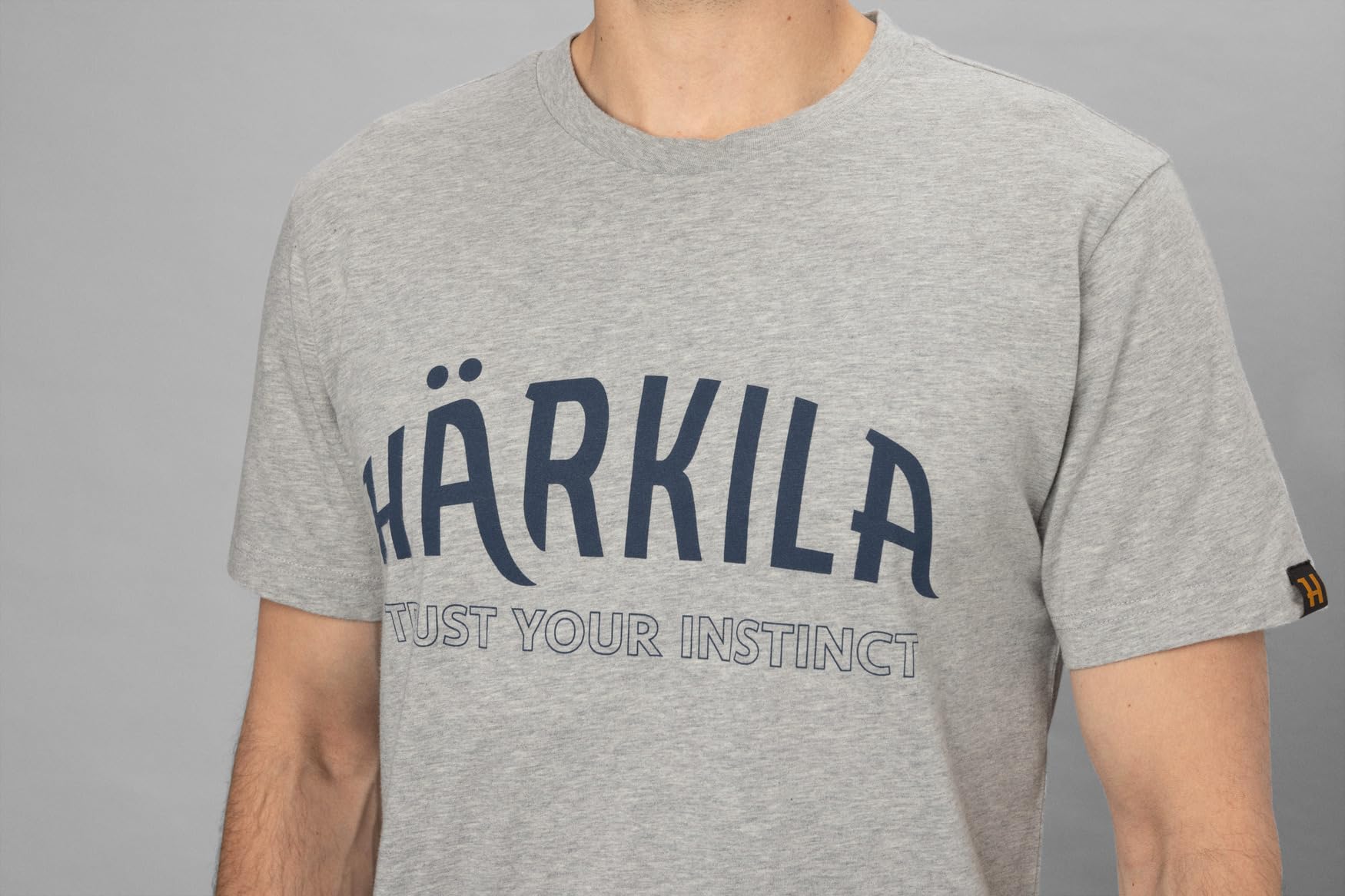 Härkila Modi Melange T-Shirt Kurzarm Hellgrau Baumwolle