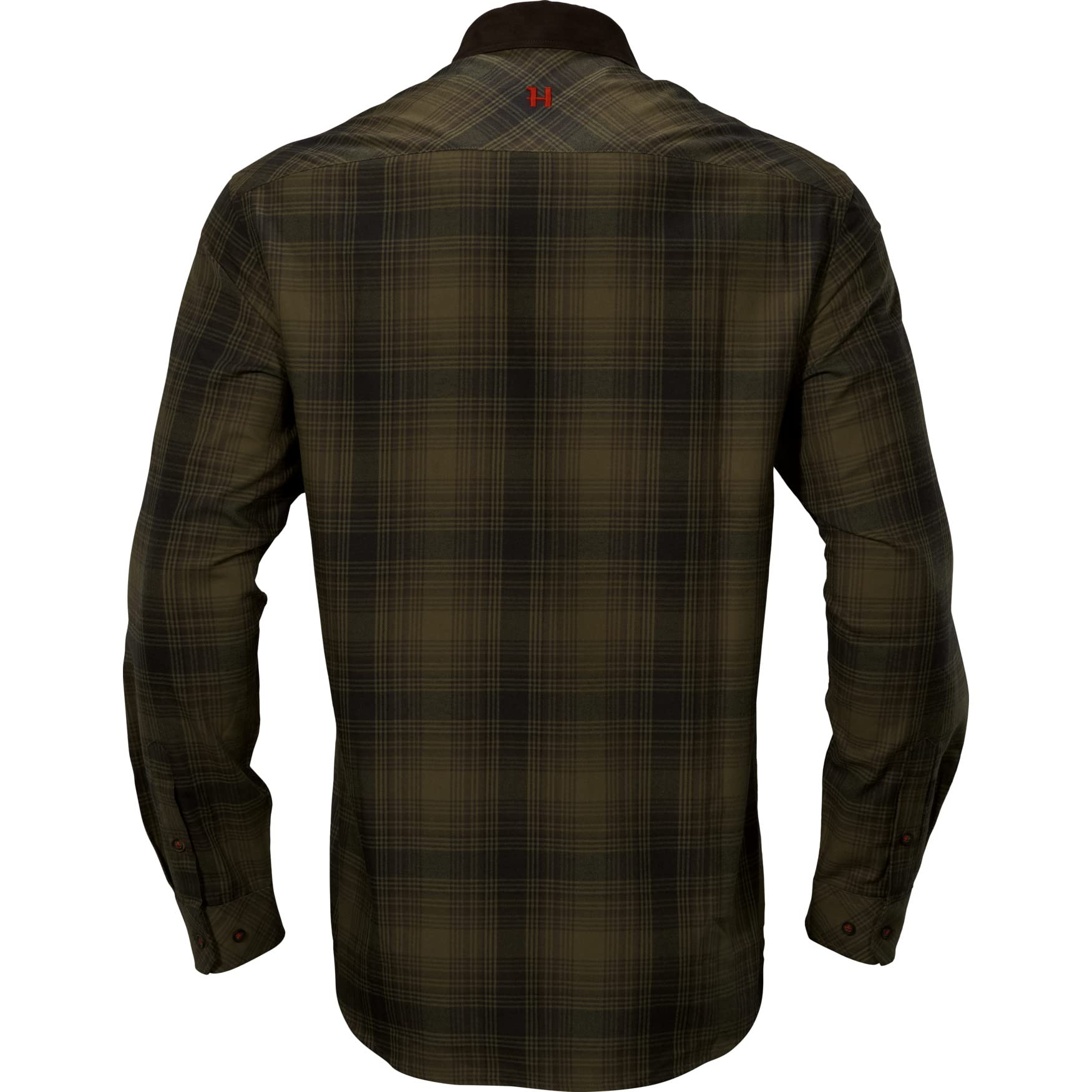Härkila Driven Hunt Flannel Hemd Kariert Wollmix Braun