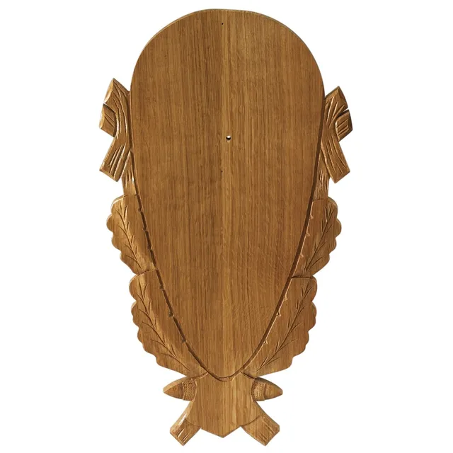 Wald & Forst Hirsch Trophäenschild Hellbraun Eiche